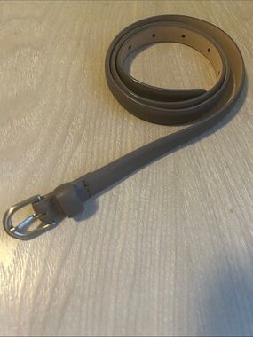 Wilfred Aritzia supply grey genuine Leather Belt size Medium
